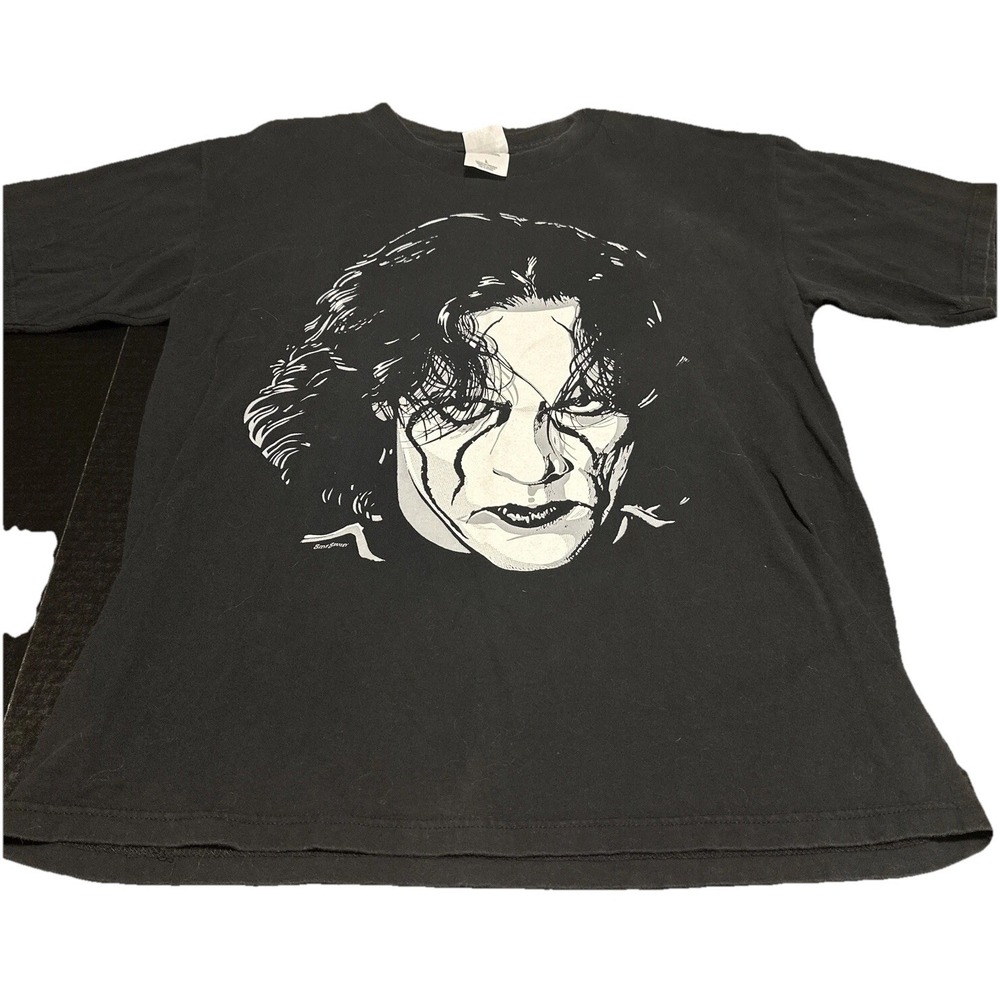 Vintage STING Graphic L T-Shirt By Steve Stanley WCW Gear RARE 90s Size Large